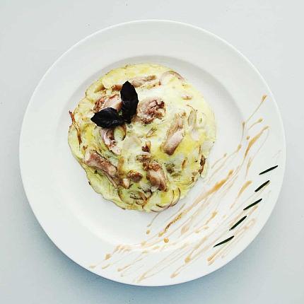 Курица с рисом под соусом темпура Курица с рисом под соусом темпура